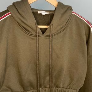 House of CB Cropped Hoodie